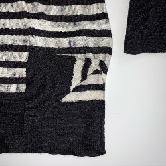 NIC + ZOE Lightweight Crew Neck Striped Sweater Size Small Petite - Picture 8 of 12